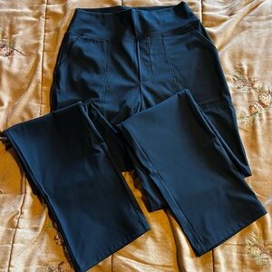 Elegant Black Straight Leg Women's Pants